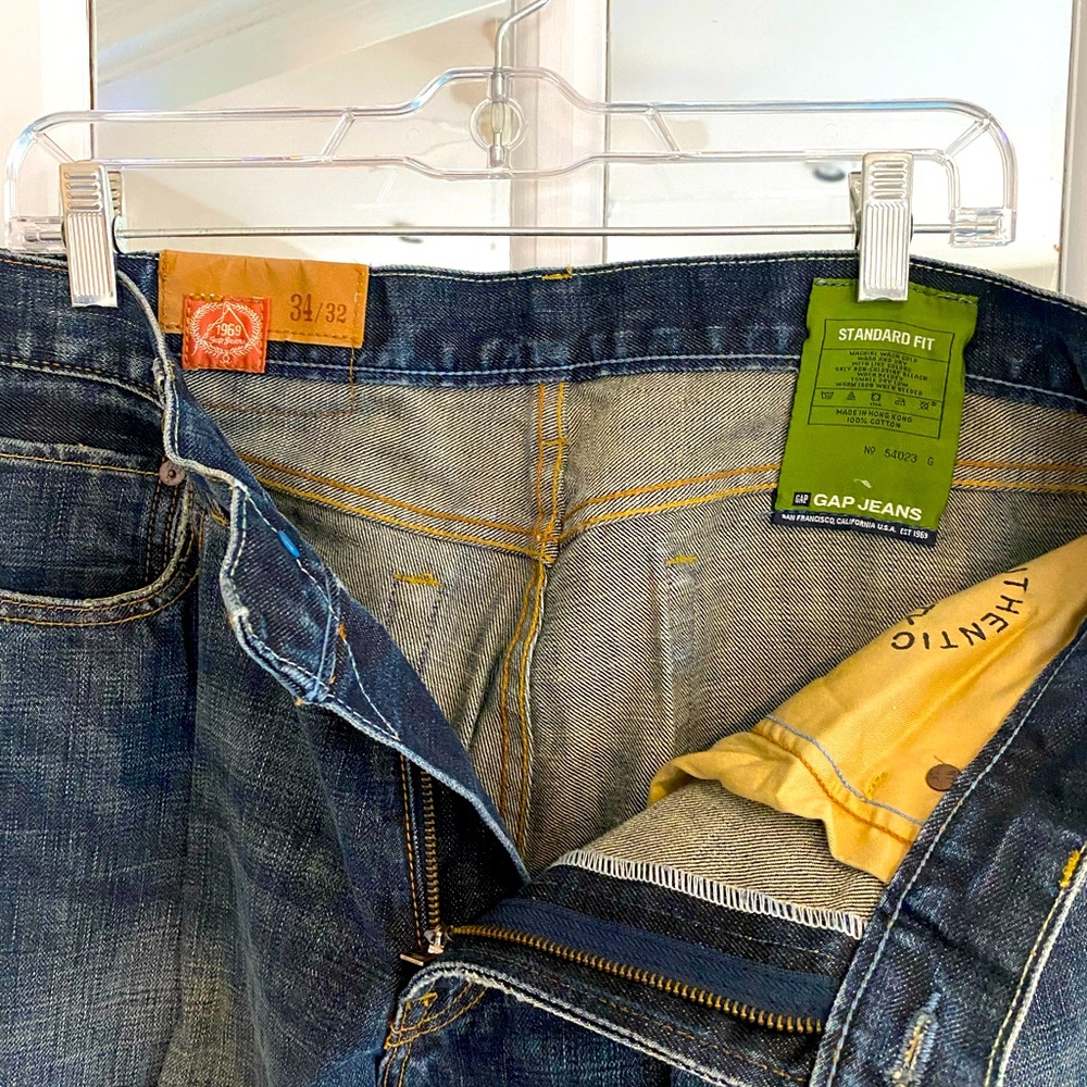 Gap Mens Jeans 1969 standard fit zip 34x32